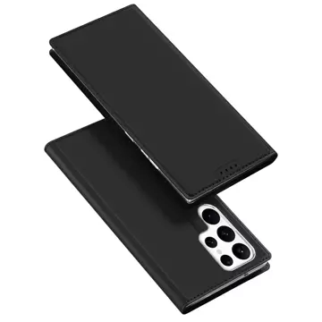 Dux Ducis Skin Pro Schutzhülle für Samsung Galaxy S23 Ultra Flip Card Wallet Stand Schwarz