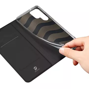 Dux Ducis Skin Pro Schutzhülle für Samsung Galaxy S23 Ultra Flip Card Wallet Stand Schwarz