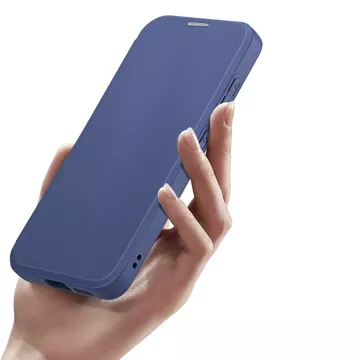 Dux Ducis Skin X Pro Hülle für Samsung S24 mit Magnetring und Klappe – Blau