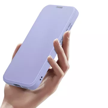 Dux Ducis Skin X Pro Hülle für Samsung S24 mit Magnetring und Klappe – Lila