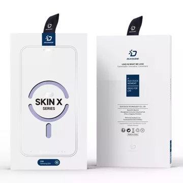 Dux Ducis Skin X Pro Hülle für Samsung S24 mit Magnetring und Klappe – Lila