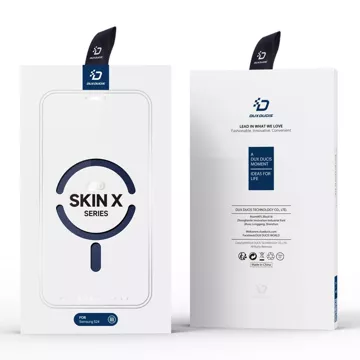 Dux Ducis Skin X Pro Hülle mit Magnetring/Ständer für Samsung S24 – blau