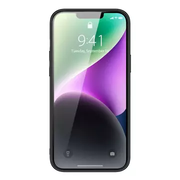 Dux Ducis Yolo Hülle iPhone 14 elegante Hülle aus ökologischem Leder schwarz