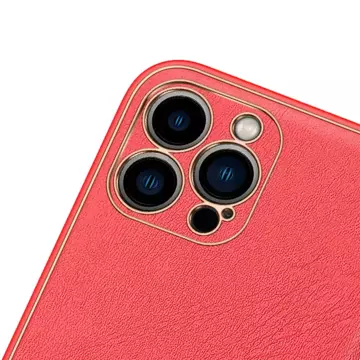 Dux Ducis Yolo elegante Hülle aus ökologischem Leder für Apple iPhone 13 Pro rot