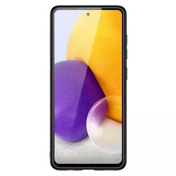 Dux Ducis Yolo elegante Hülle aus ökologischem Leder für Samsung Galaxy A72 4G schwarz