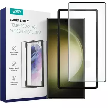 ESR-Bildschirmschutz aus gehärtetem Glas für Samsung Galaxy S23 Ultra Clear