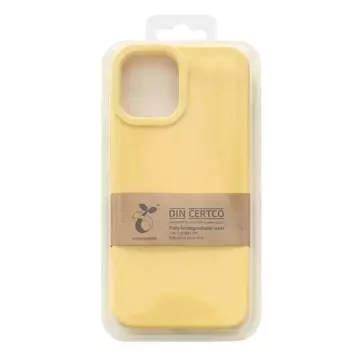 Eco Case Hülle für iPhone 12 Pro Silikonhülle Handyhülle Gelb