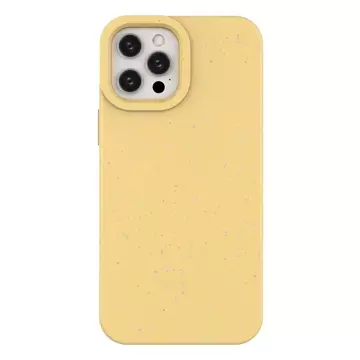 Eco Case Hülle für iPhone 12 Silikonhülle Handyhülle Gelb