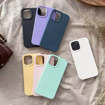 Eco Case Hülle für iPhone 12 Silikonhülle Handyhülle Gelb