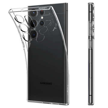 Etiu na telefon Spigen Liquid Crystaldo Samsung Galaxy S23 Ultra Crystal Clear