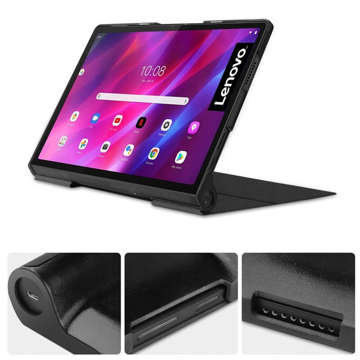 Etui Alogy Book Cover Case für Lenovo Yoga Tab 11 YT-J706X J706 F/L Czarny