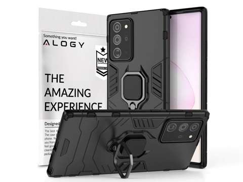 Etui Alogy Stand Ring Armor für Samsung Galaxy Note 20 Ultra schwarz