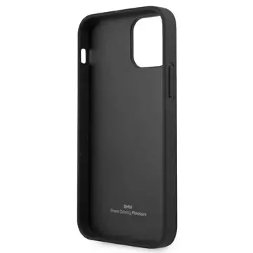 "Etui BMW BMHCP12SRSPPK do iPhone 12 mini 5,4\" Hardcase Leather Curve Perforate czarny/black"