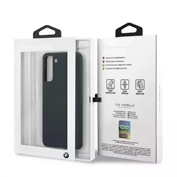 Etui BMW BMHCS21MSILNA für Samsung Galaxy S21 Plus G996 Hardcase Silikon Signatur