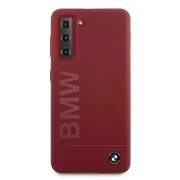 Etui BMW BMHCS21MSLBLRE Samsung Galaxy S21 Plus G996 Hardcase Silikon-Signatur-Logo