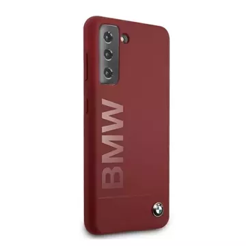 Etui BMW BMHCS21MSLBLRE Samsung Galaxy S21 Plus G996 Hardcase Silikon-Signatur-Logo