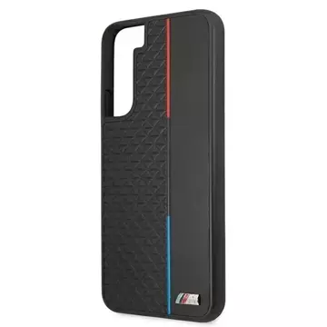 Etui BMW BMHCS22MTRTBK für Galaxy S22 S906 Hardcase M Collection Triangles czarny/black