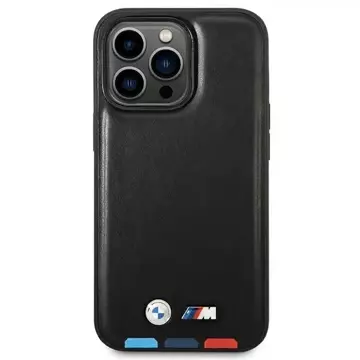 Etui BMW BMHMP14L22PTDK für iPhone 14 Pro 6,1" Leather Stamp Tricolor Magsafe