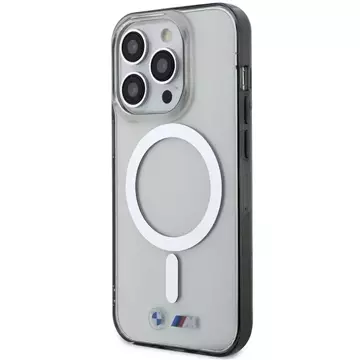 Etui BMW BMHMP14LHCRS für iPhone 14 Pro 6.1" Hardcase Silver Ring MagSafe