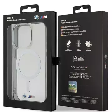 Etui BMW BMHMP14LHCRS für iPhone 14 Pro 6.1" Hardcase Silver Ring MagSafe