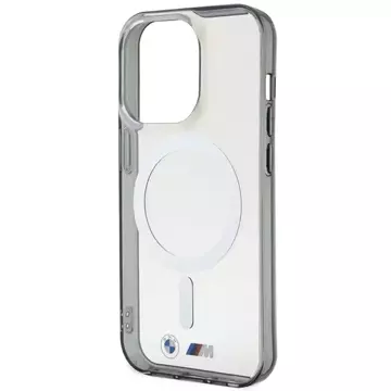 Etui BMW BMHMP14XHCRS für iPhone 14 Pro Max 6.7" Hardcase Silver Ring MagSafe
