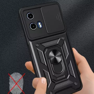 Etui Camshield Pro für Motorola Moto G34 5G Schwarz