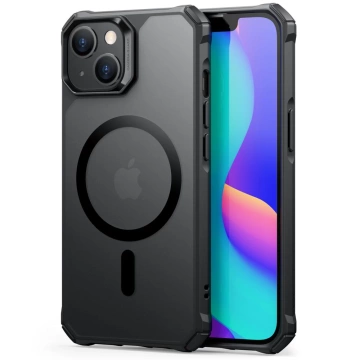 Etui ESR Air Armor HaloLock MagSafe für Apple iPhone 13/14 Mattschwarz
