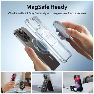 Etui ESR Air Armor Halolock Magsafe für Apple iPhone 15 Pro Clear