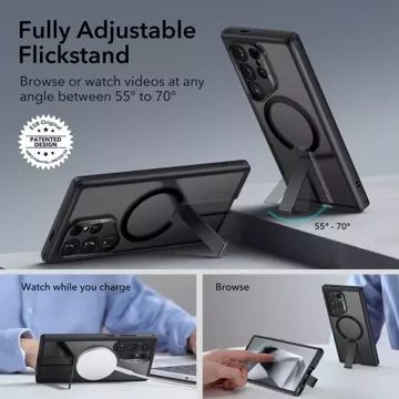 Etui ESR Flickstand Boost Halolock für Samsung Galaxy S24 Ultra Frosted Black