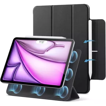 Etui ESR Rebound Magnetic für Apple iPad Pro 12.9 4 / 5 / 6 / 2020-2022 / Air 13 2024 Schwarz