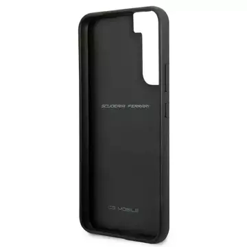 Etui Ferrari FESAXHCS22MBK für Galaxy S22 S906 Hardcase On Track Carbon Stripe czarny/black