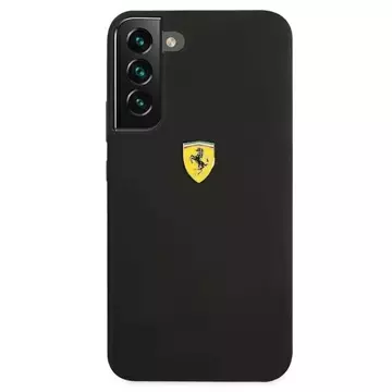 Etui Ferrari FESSIHCS22MBK für Galaxy S22 S906 Hardcase On Track Silicone czarny/black