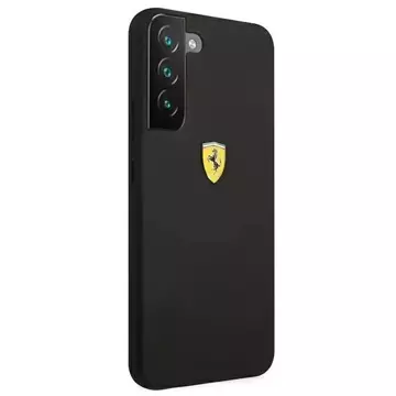 Etui Ferrari FESSIHCS22MBK für Galaxy S22 S906 Hardcase On Track Silicone czarny/black