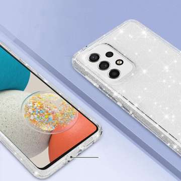 Etui Glitter für Samsung Galaxy A33 5G Clear