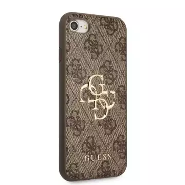 Etui Guess GUHCI84GMGBR für Apple iPhone 7/8 SE 2020 / SE 2022 brązowy/brown hardcase 4G Big Metal Logo