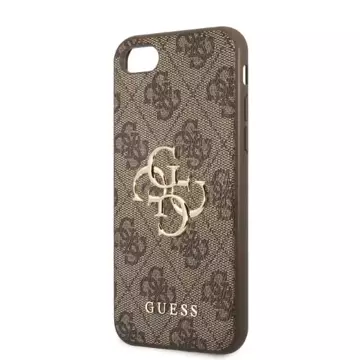 Etui Guess GUHCI84GMGBR für Apple iPhone 7/8 SE 2020 / SE 2022 brązowy/brown hardcase 4G Big Metal Logo