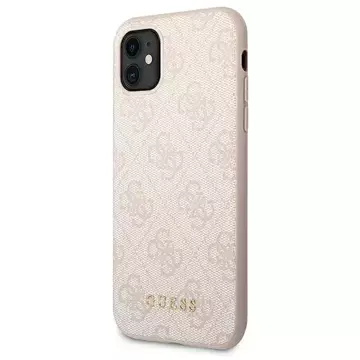 Etui Guess GUHCN61G4GFPI für iPhone 11 6,1" Hartschale 4G Metal Gold Logo