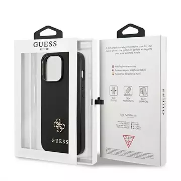 Etui Guess GUHCP13LPS4MK für iPhone 13 Pro / 13 6,1" Hardcase Saffiano 4G Small Metal Logo