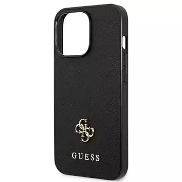 Etui Guess GUHCP13LPS4MK für iPhone 13 Pro / 13 6,1" Hardcase Saffiano 4G Small Metal Logo