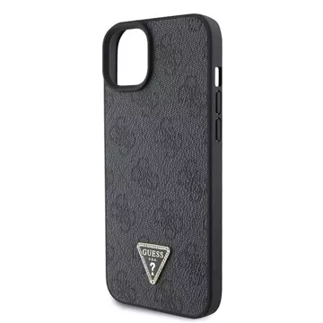 Etui Guess GUHCP15MP4TDSCPK für iPhone 15 Plus 6,7" Hardcase Crossbody 4G Metal Logo czarny/schwarz
