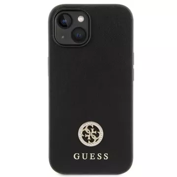 Etui Guess GUHCP15MPS4DGPK für iPhone 15 Plus 6,7" Hardcase Strass Metal Logo czarny/schwarz