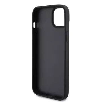 Etui Guess GUHCP15SP4TDSCPK für iPhone 15 6,1" czarny/black hardcase Crossbody 4G Metal Logo