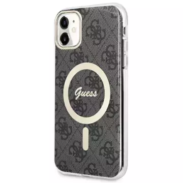 Etui Guess GUHMN61H4STK für iPhone 11 6,1" Hardcase 4G MagSafe