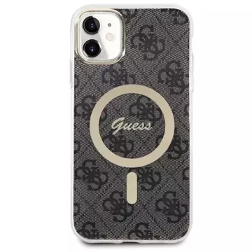 Etui Guess GUHMN61H4STK für iPhone 11 6,1" Hardcase 4G MagSafe