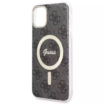 Etui Guess GUHMN61H4STK für iPhone 11 6,1" Hardcase 4G MagSafe