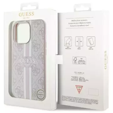 Etui Guess GUHMP13LP4RPSP für iPhone 13 Pro / 13 6,1" Hardcase 4G bedruckte Streifen MagSafe