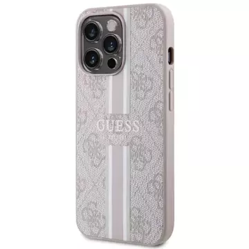 Etui Guess GUHMP13LP4RPSP für iPhone 13 Pro / 13 6,1" Hardcase 4G bedruckte Streifen MagSafe