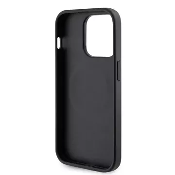 Etui Guess GUHMP15LPSAHMCK für iPhone 15 Pro 6,1" czarny/schwarz Hardcase Saffiano MagSafe