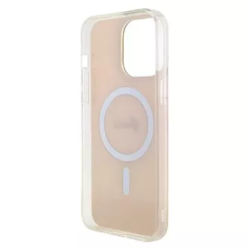 Etui Guess GUHMP15XHITSP für iPhone 15 Pro Max 6,7" rot/rosa Hardcase IML Iridescent MagSafe
