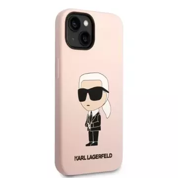 Etui Karl Lagerfeld KLHCP14MSNIKBCP für iPhone 14 Plus 6,7" Hardcase Silikon Ikonik